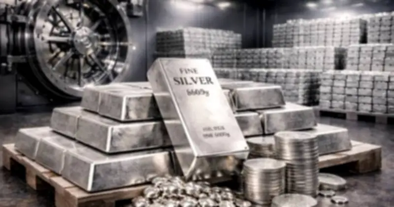 Giá bạc lao dốc 3,4%, quỹ SLV mua thêm gần 15,5 tấn