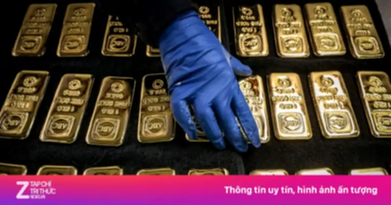 Giá vàng thế giới tăng hơn 2%, áp sát 4.100 USD/ounce