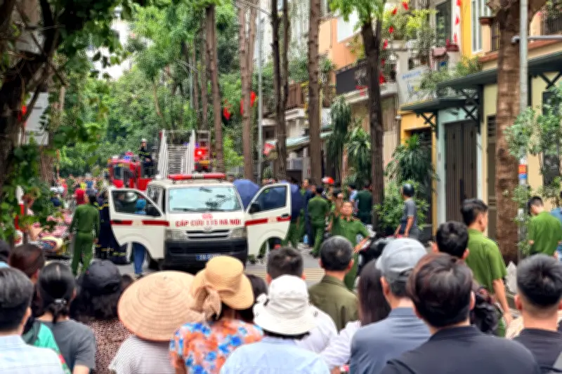 Hà Nội: Cháy nhà liền kề tại Văn Phú, 2 người mắc kẹt