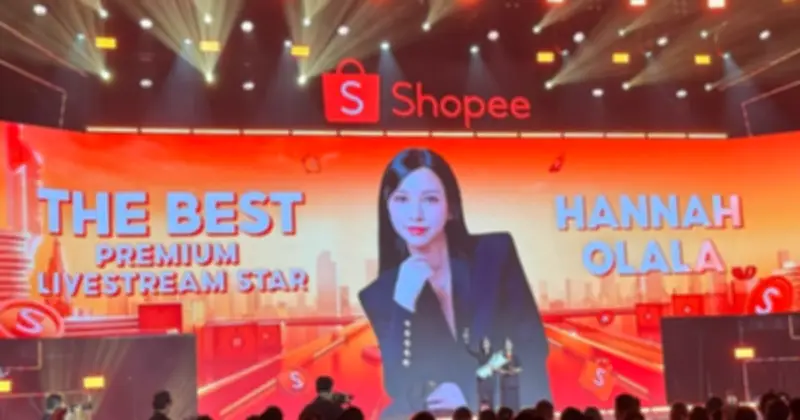 Hannah Olala và Võ Hà Linh bất ngờ cùng được vinh danh tại sự kiện Shopee