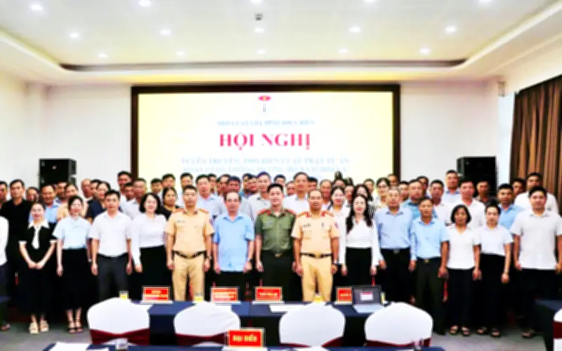 Hội Luật gia Điện Biên phổ biến Luật An ninh mạng 2025 và Luật Giao thông 2024