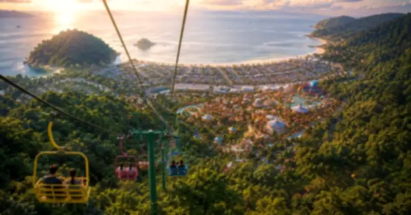 Hành trình zipline xuyên rừng kỷ lục gần 500m tại VinWonders Hải Vân Bay