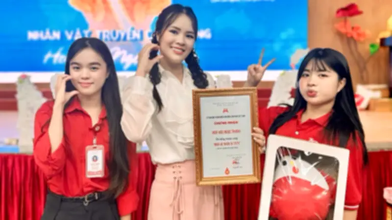 Hoa hậu Phạm Thị Ngọc Thanh gần 30 lần hiến máu, lan tỏa yêu thương