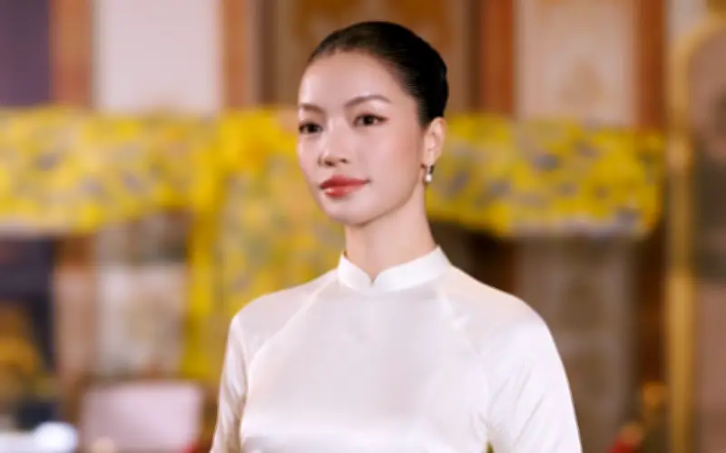 Á hậu ăn chay Trường đóng vai Hoàng Thị Cúc trong Hoàng hậu cuối cùng