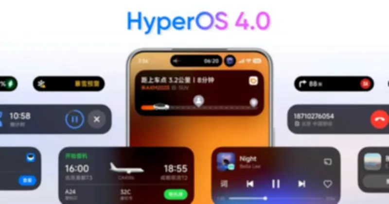 HyperOS 4 sắp ra mắt: Giao diện Liquid Glass, thử nghiệm từ tháng 8