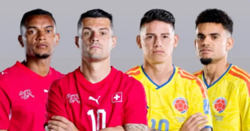 Đội hình dự kiến Thụy Sĩ vs Colombia: Kobel bắt chính, James Rodriguez đá chính