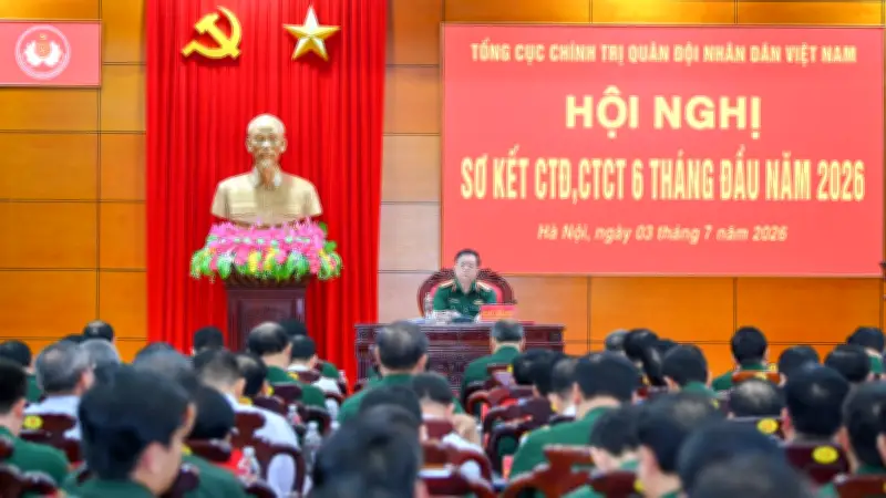 Đại tướng Nguyễn Trọng Nghĩa chủ trì hội nghị công tác đảng, chính trị 6 tháng đầu năm 2026