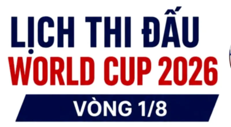 Infographic lịch thi đấu 8 cặp đấu vòng 18 World Cup 2026