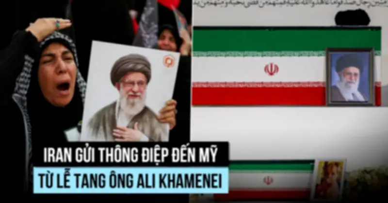 Iran tổ chức tang lễ lãnh tụ tối cao Khamenei với sự tham gia của hàng triệu người