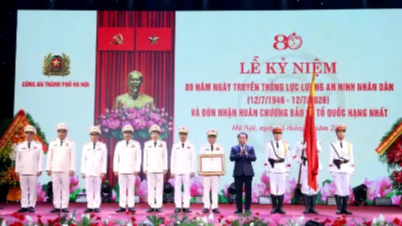 Kỷ niệm 80 năm Ngày truyền thống lực lượng An ninh nhân dân tại Hà Nội