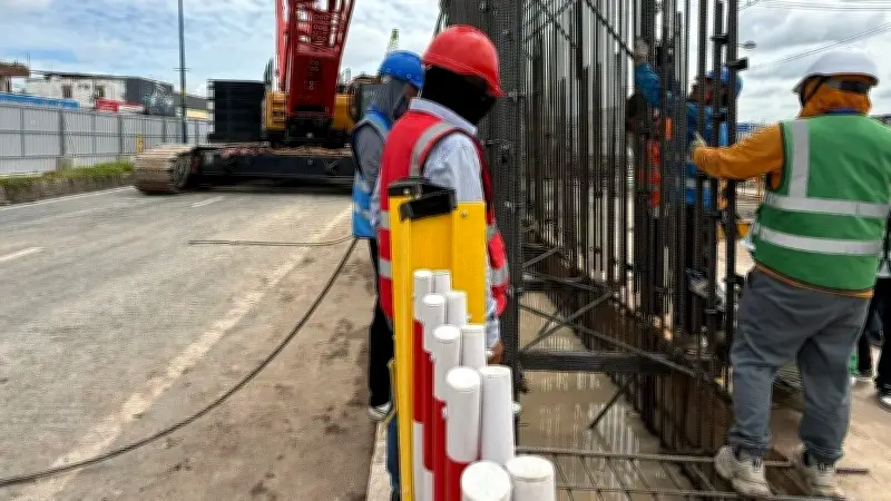 Khởi công nhà ga ngầm ST10 metro số 2, đánh dấu bước chuyển giai đoạn thi công