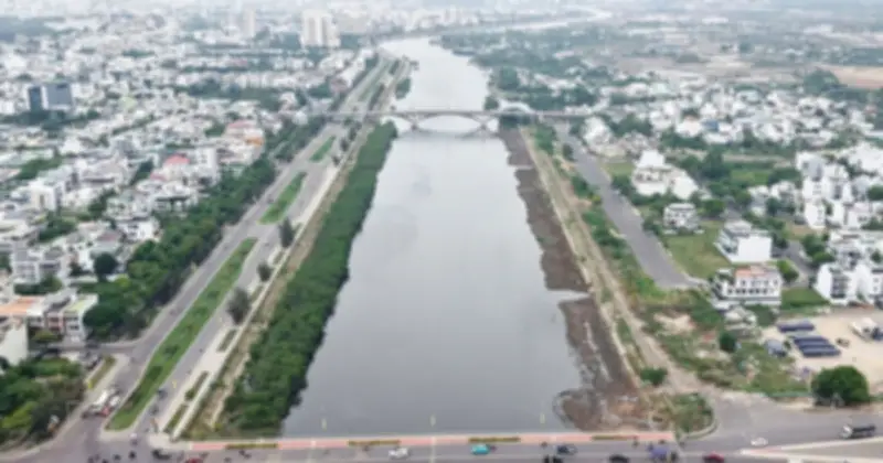 Khánh Hòa chặt hàng cây trên sông Quán Trường để nghiệm thu dự án thoát lũ 593 tỉ đồng
