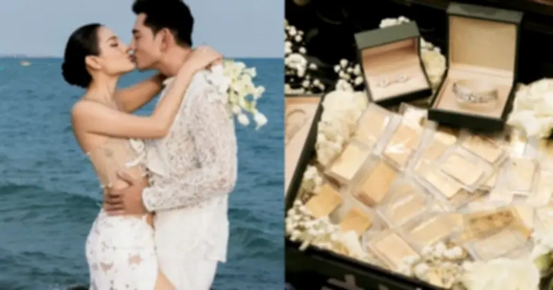 Lý Bình cưới Phương Trinh Jolie: 88 cây vàng, 2 tỷ kim cương