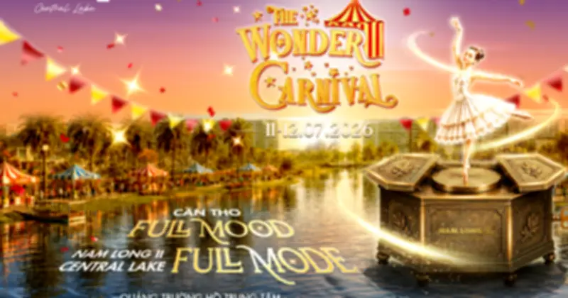 Lần đầu tiên Cần Thơ có lễ hội Carnival cảm hứng rạp xiếc Mỹ thập niên 80
