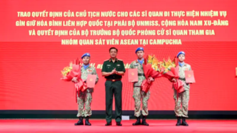 Lần đầu Việt Nam có sĩ quan giữ vị trí cao tại phái bộ UNMISS