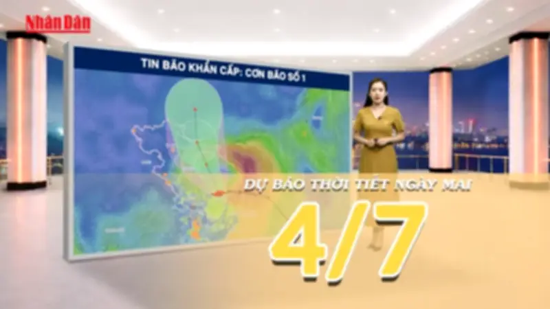 Mưa lớn diện rộng do bão số 1 và gió mùa Tây Nam