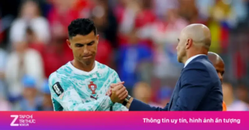 Martinez tiết lộ lý do thay Ronaldo ở phút 81 trận Bồ Đào Nha thắng Croatia