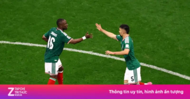 Mexico rút ngắn tỷ số xuống còn 1-2 trước Anh