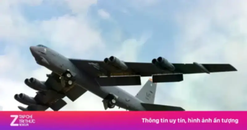 Máy bay ném bom B-52 Mỹ ồ ạt rời Anh sau chiến dịch Iran