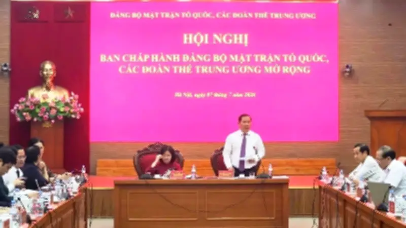 Đảng ủy Mặt trận Tổ quốc và các đoàn thể Trung ương hoàn thành tốt nhiệm vụ 6 tháng đầu năm