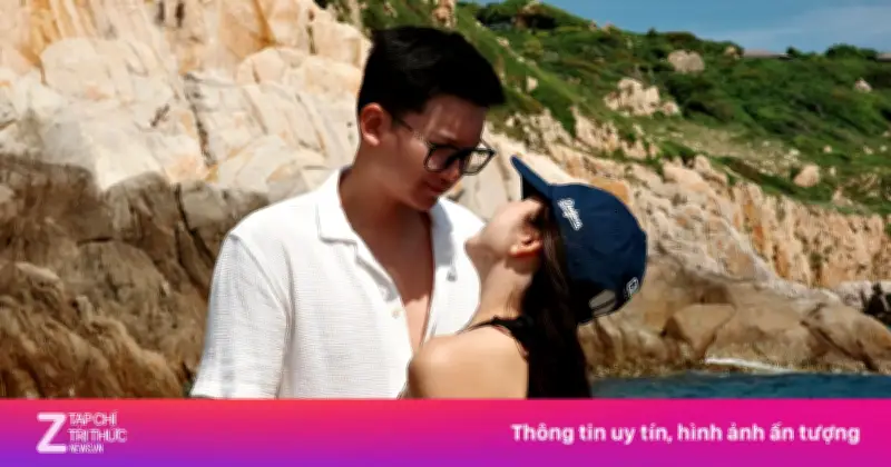 Ngọc Huyền khoe vóc dáng thon gọn trong chuyến du lịch biển cùng ông xã Duy Minh