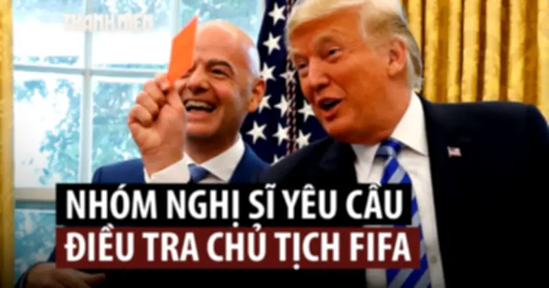 Nghị sĩ châu Âu kêu gọi điều tra Chủ tịch FIFA Gianni Infantino vụ thẻ đỏ Balogun