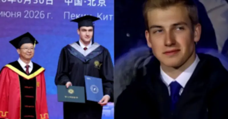 Nikolai Lukashenko tốt nghiệp Đại học Bắc Kinh, visual cực phẩm gây sốt