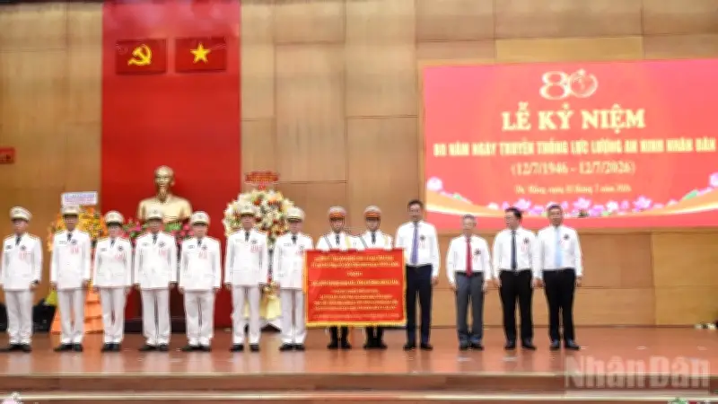 Đà Nẵng kỷ niệm 80 năm Ngày truyền thống lực lượng An ninh nhân dân