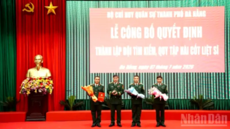 Đà Nẵng thành lập Đội tìm kiếm quy tập hài cốt liệt sĩ 54 người