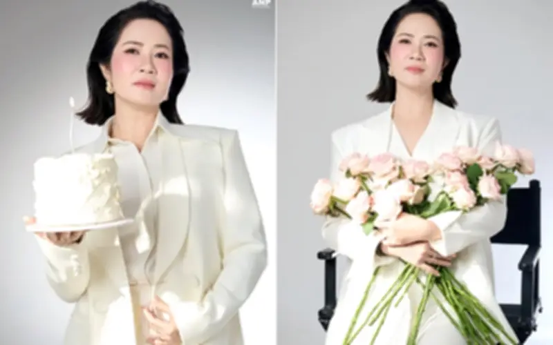 NSƯT Nguyệt Hằng: 53 tuổi rực rỡ hạnh phúc bên chồng con và cháu ngoại