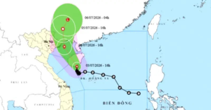 Áp thấp nhiệt đới mạnh lên thành bão số 1 Maysak, Đông Bắc Bộ mưa rất to