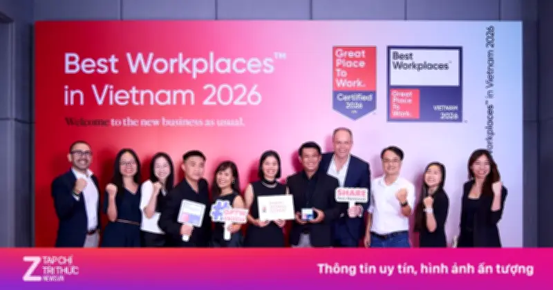 Perfetti Van Melle Việt Nam vào top 4 nơi làm việc xuất sắc 2026