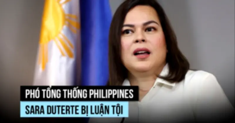 Phó Tổng thống Philippines Sara Duterte bị luận tội