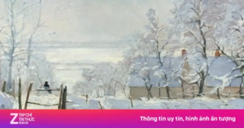 Phân tích kiệt tác 'Chim ác là' của Claude Monet: Tuyết trắng và ánh sáng