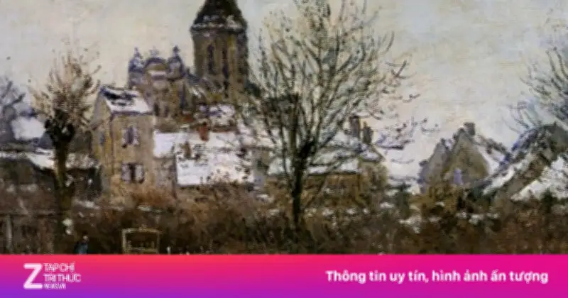 Phân tích kiệt tác Hiệu ứng tuyết ở Vétheuil của Claude Monet