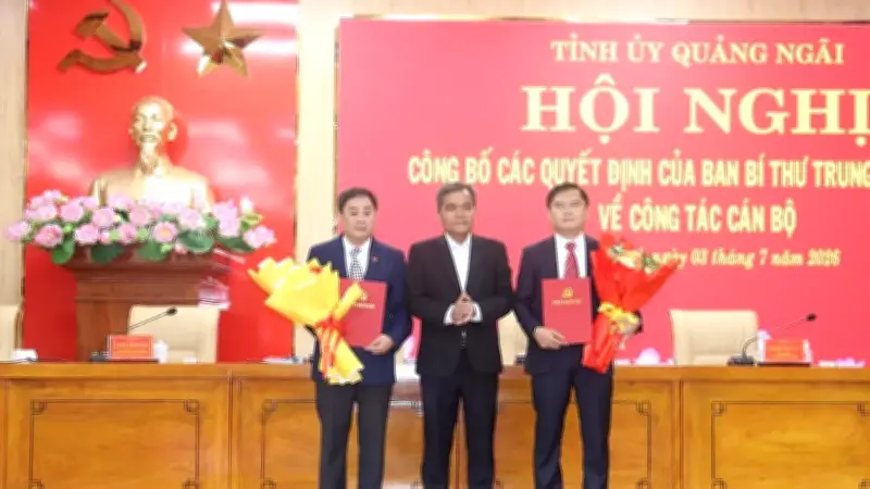 Quảng Ngãi bổ nhiệm Phó Chủ nhiệm, Ủy viên Ủy ban Kiểm tra Tỉnh ủy