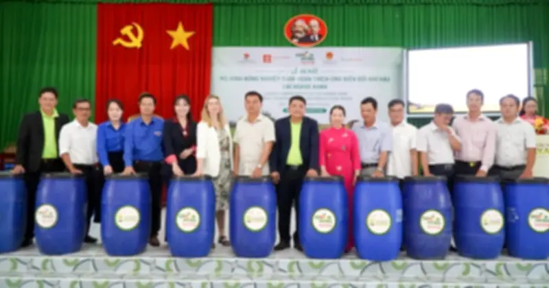Ra mắt mô hình nông nghiệp tuần hoàn 'Cái Ngang xanh' tại Vĩnh Long
