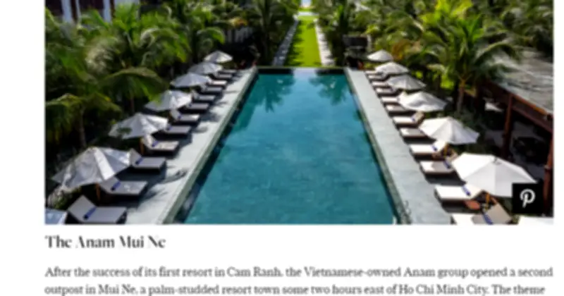 Resort Lâm Đồng lọt top khu nghỉ tốt nhất do Condé Nast Traveller bình chọn
