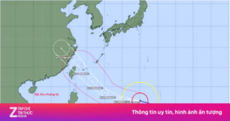 Siêu bão Bavi đạt cường độ đỉnh, hoàn lưu rộng có thể tác động Biển Đông