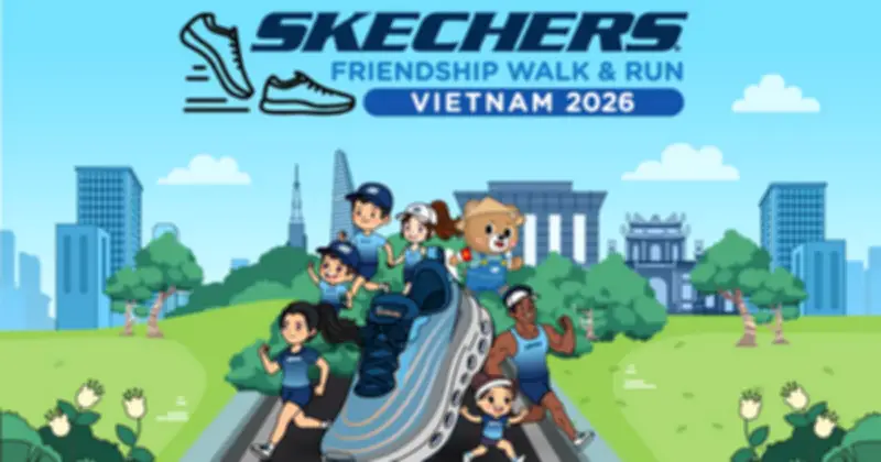 Skechers Friendship Walk & Run 2026 thu hút 6.000 người, ra mắt Kids Run
