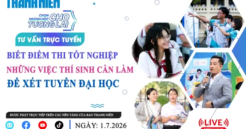 Tư vấn trực tuyến: Chọn ngành học cho tương lai sau biết điểm thi