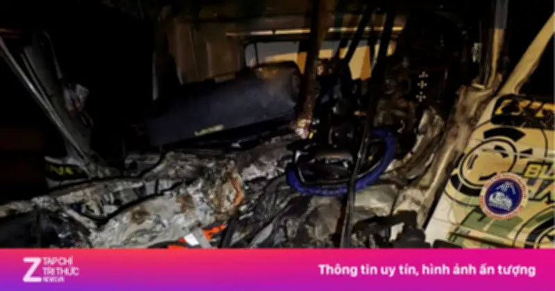 Tai nạn trên cao tốc Vĩnh Hảo - Phan Thiết, tài xế tử vong