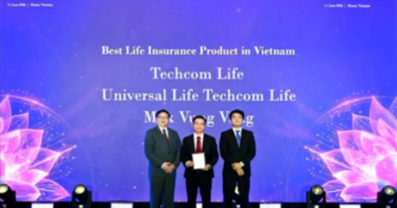 Techcom Life giành cú đúp giải thưởng The Asian Banker