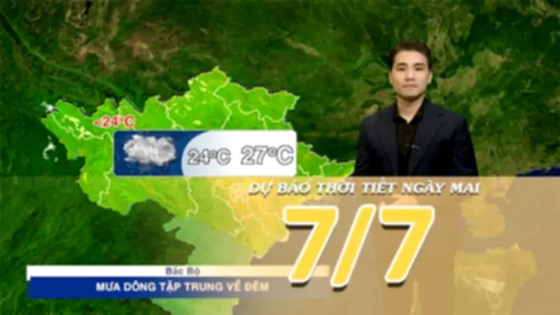Thời tiết hôm nay: Bắc Bộ mưa dông, Nam Bộ nắng gián đoạn