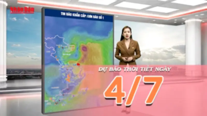 Thời tiết hôm nay: Bắc Bộ mưa lớn, Trung Bộ giảm nắng nóng