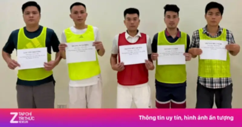 Tạm giữ 6 đối tượng cá độ bóng đá hàng tỷ đồng tại Hà Nội