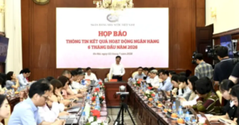 Tín dụng tăng thêm 1,35 triệu tỉ đồng trong 6 tháng đầu năm 2026