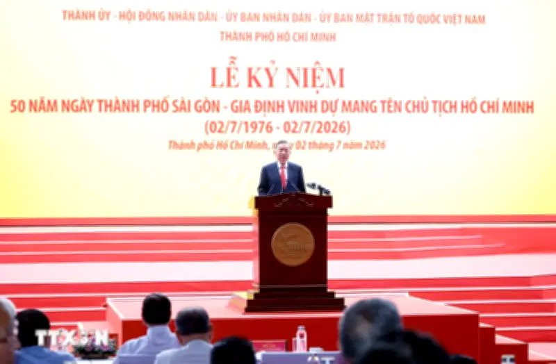 Tổng Bí thư Tô Lâm: TP.HCM phải là động năng của kỷ nguyên phát triển mới