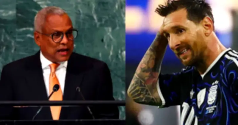 Tổng thống Cabo Verde tặng áo đấu đặc biệt cho Messi trước trận World Cup 2026