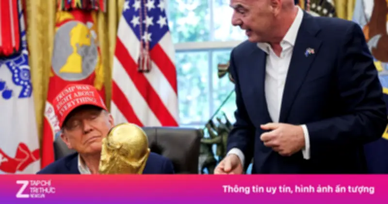 Tình bạn giữa Chủ tịch FIFA và ông Trump gây chú ý bên lề World Cup